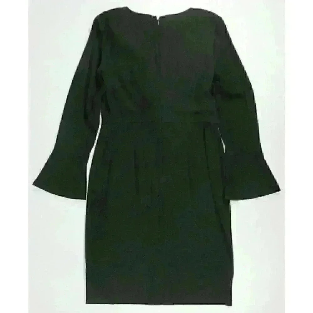 NWT $149 Donna Karan NY Womens 8 Bell-Sleeve Dress - Picture 3 of 6